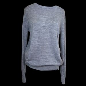 Joe Fresh Light Gray Women's 100% Merino Wool Sweater Size L